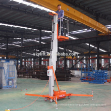 6 meters single mast aluminum lift ladder